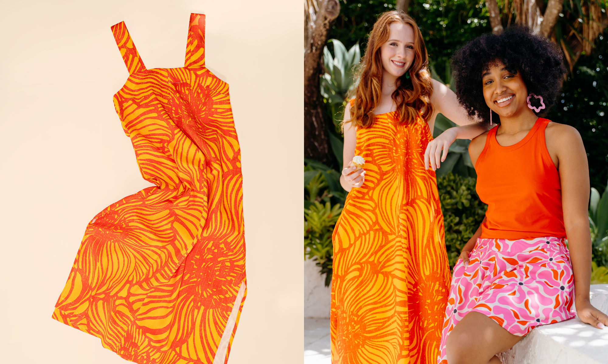 Maxi dress made with Essex Linen