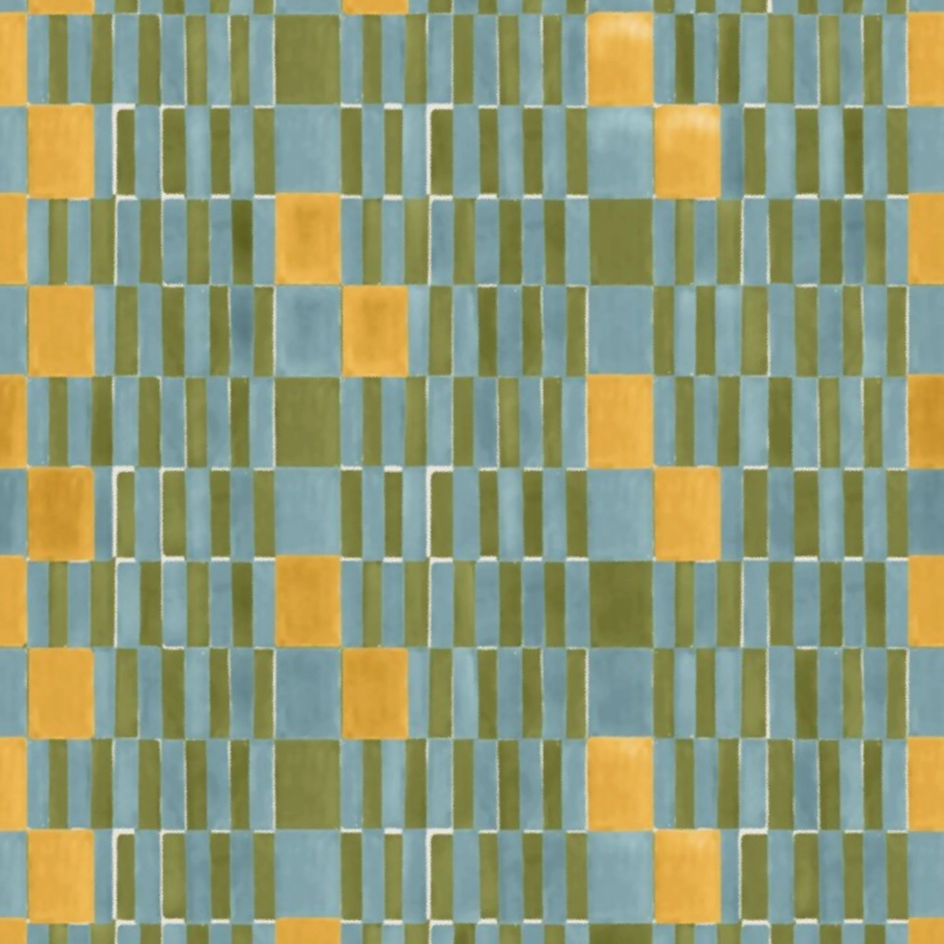 Hamam Fabric in turquoise gold by vk_studio