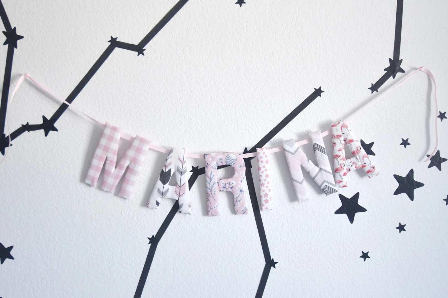 DIY Personalized Name Garland | Spoonflower Blog 