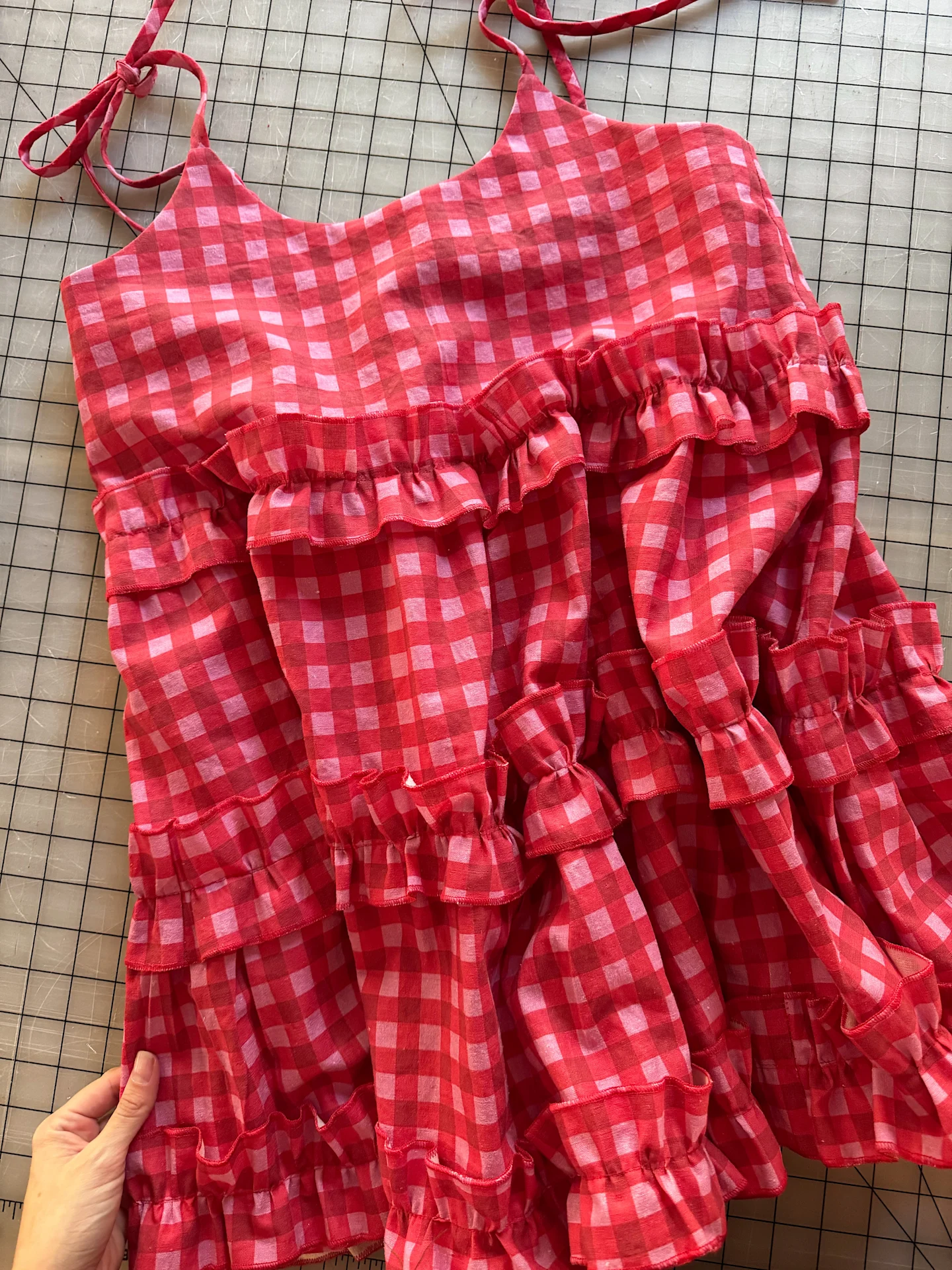 Alissah Thread's completed dress