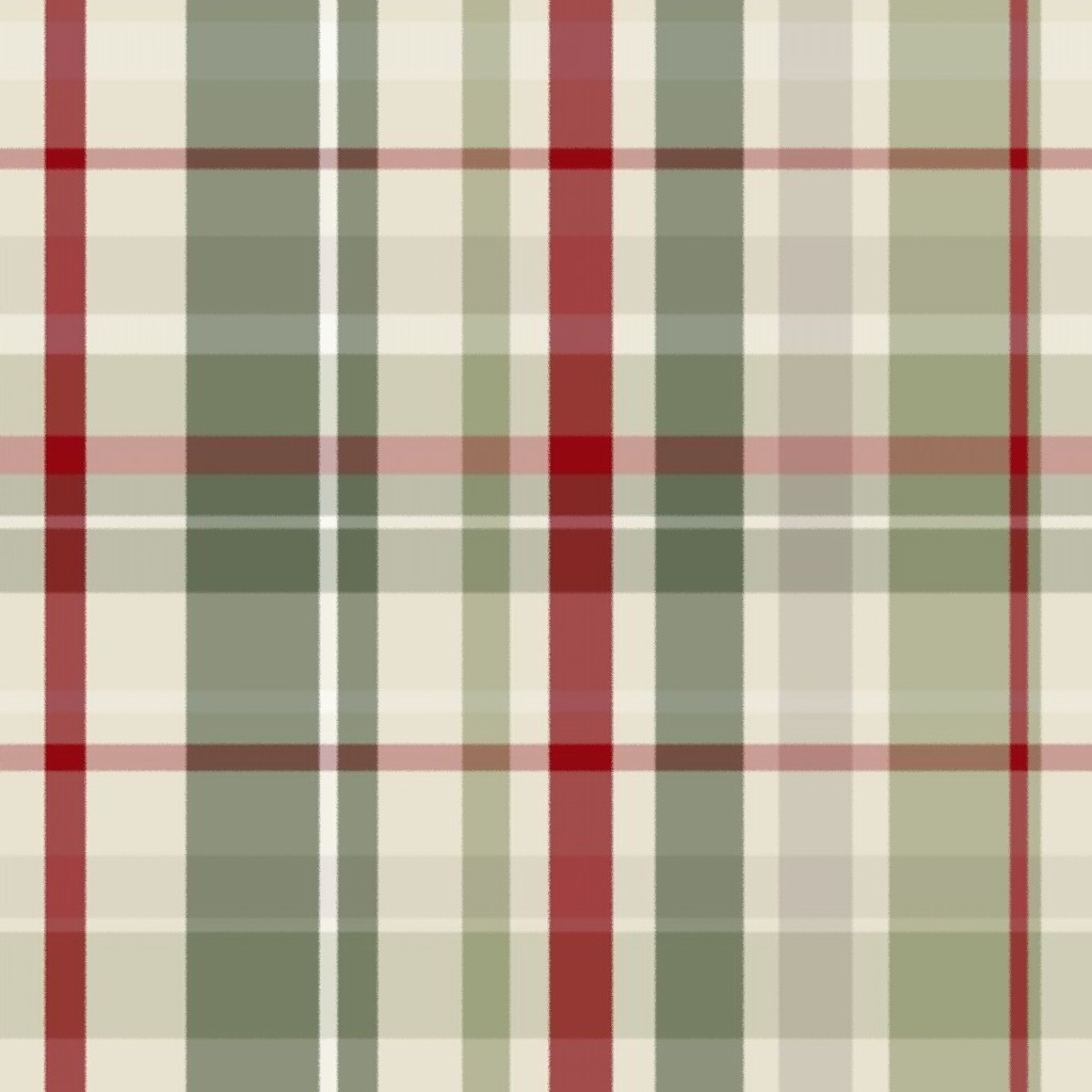 Christmas Plaid Fabric by shelleywinters