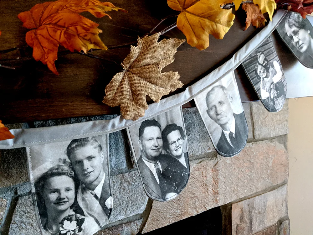 Celebrate Your Family With This DIY Photo Garland | Spoonflower Blog