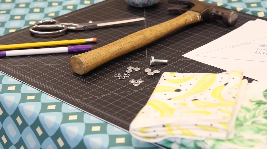 Materials for Making Your Bandana Bib