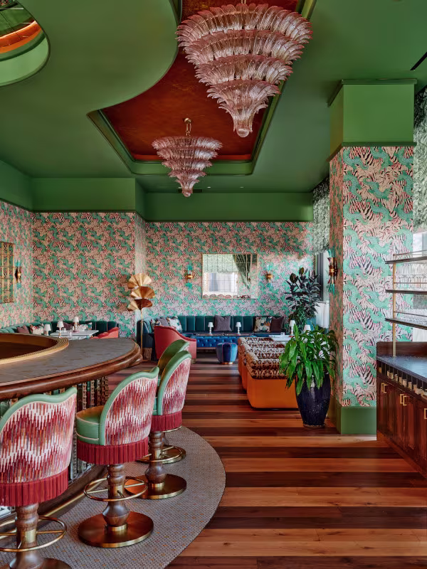 Issi bar image of bar and wooden floors