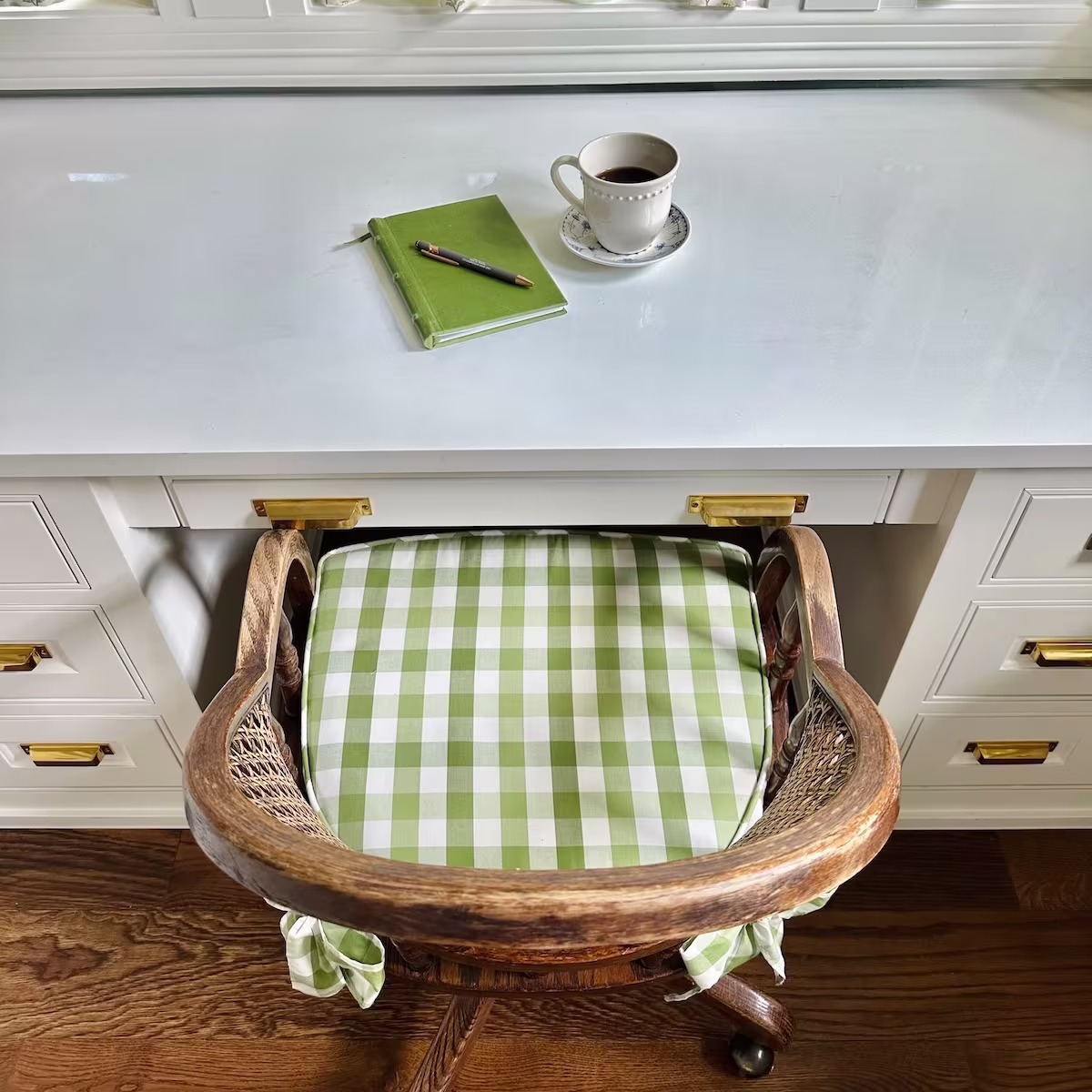 A cushion cover made with performance linen