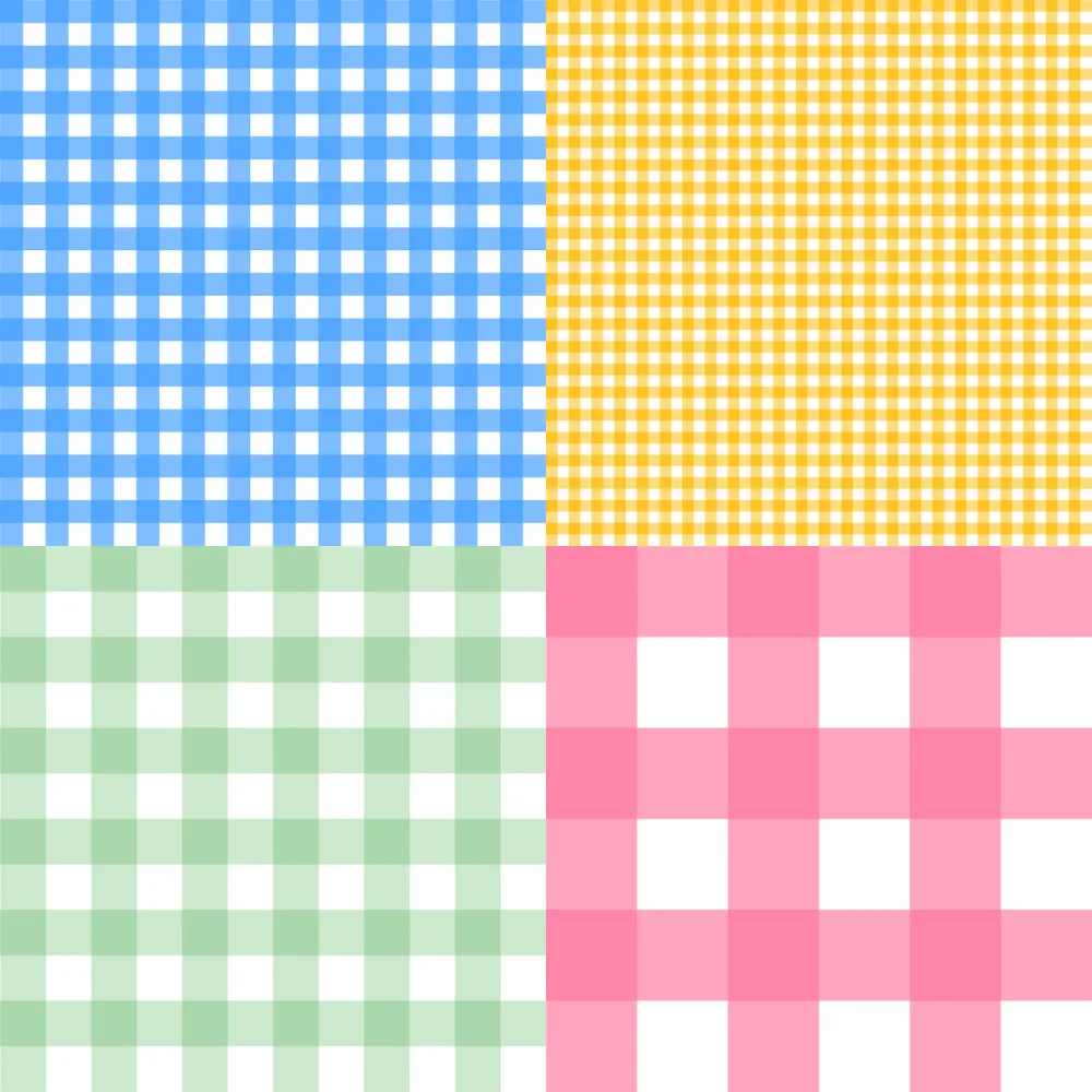 A grid of 4 classic designs by gabrielleneildesign
