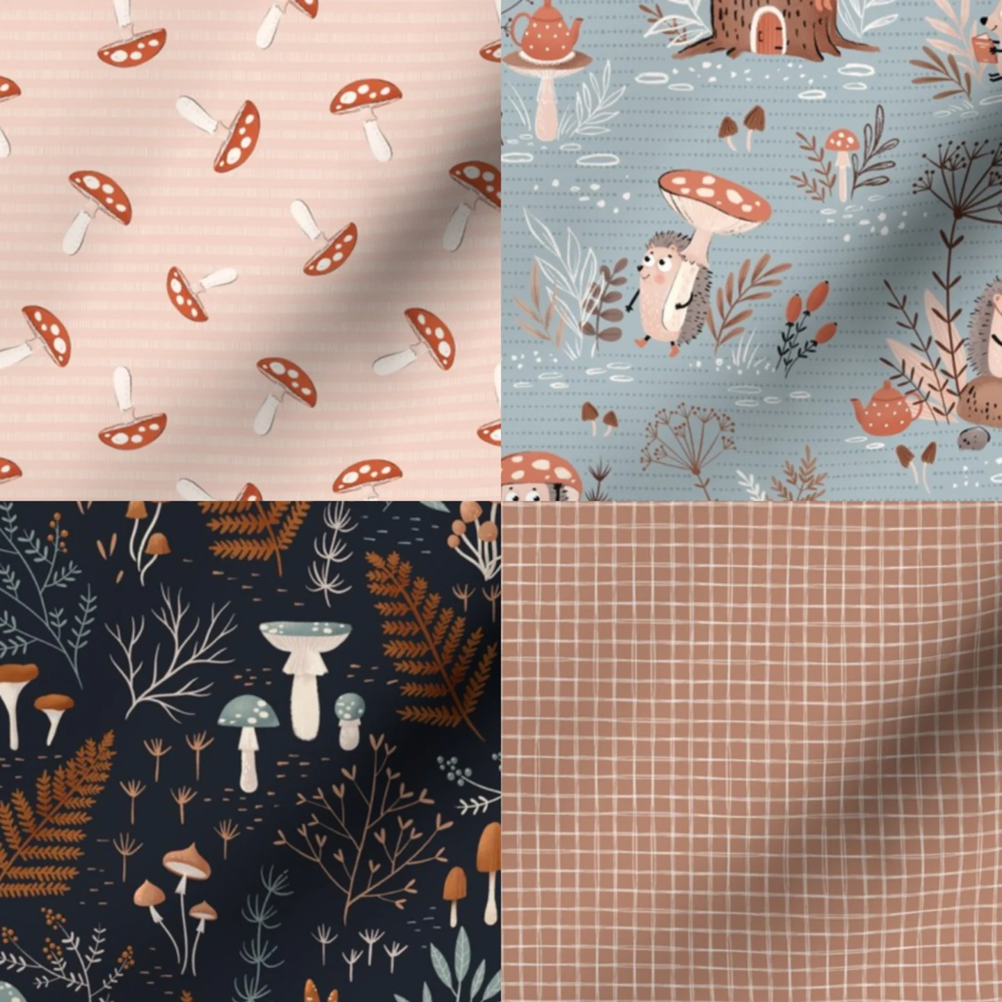 Hedgehog quilt collection
