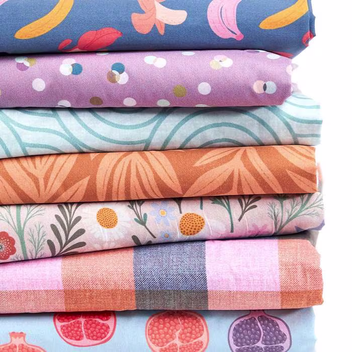 Cotton Lawn Apparel fabric demonstrating its flowing drape and semi-sheer quality