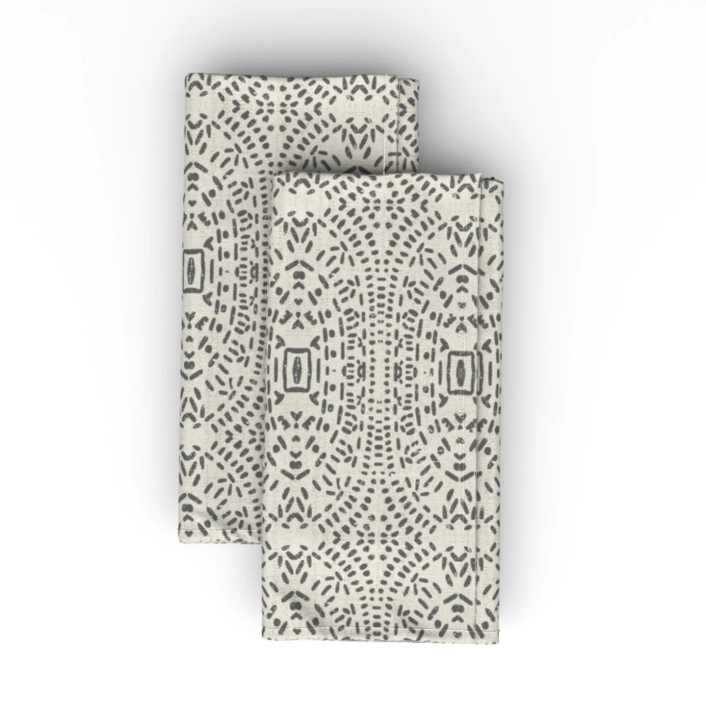 Neutral medallion Boho Dinner Napkins