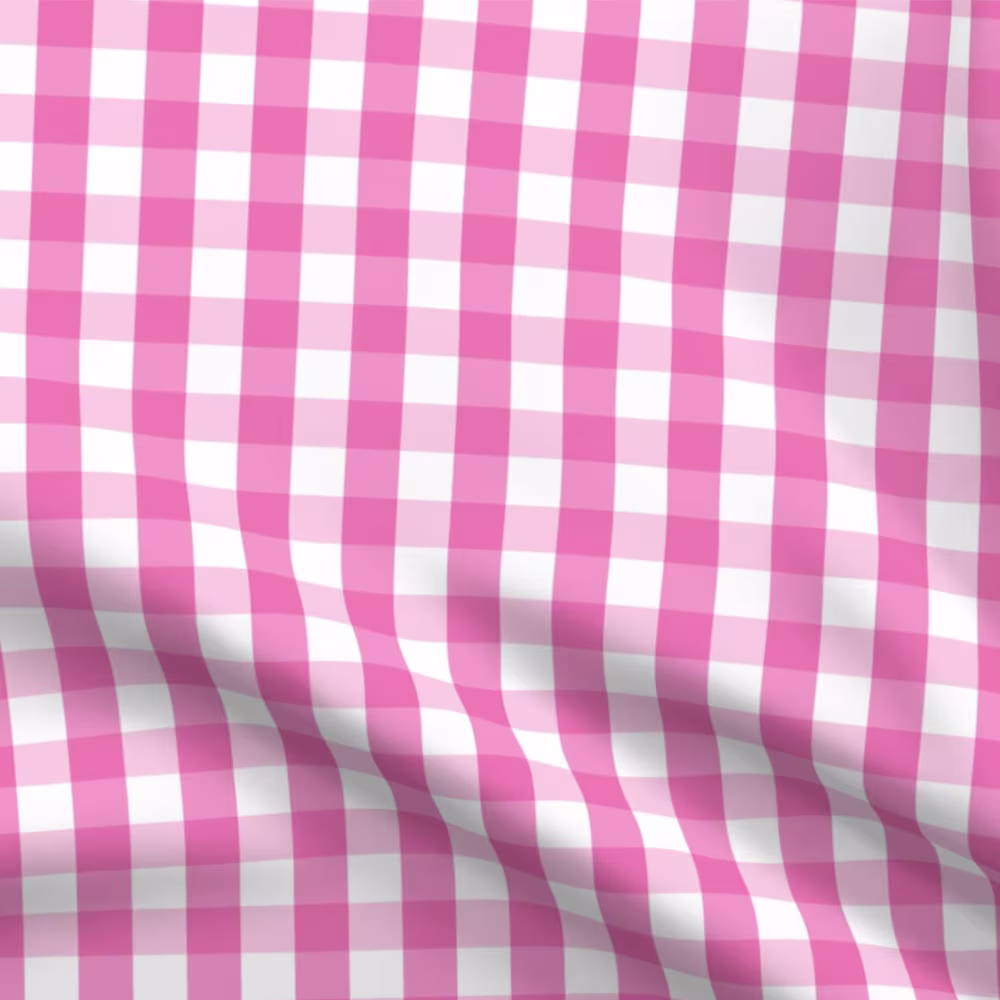 Pink gingham