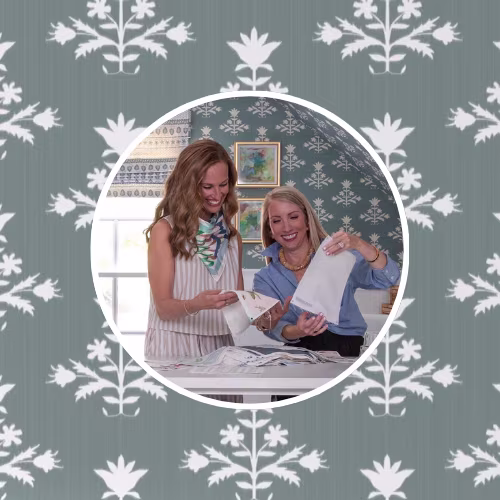 Courtney Mellott  and Meredith Saleh collaboration with Spoonflower