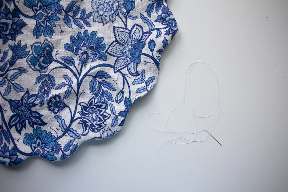 Stitch the placemat closed | Spoonflower Blog 