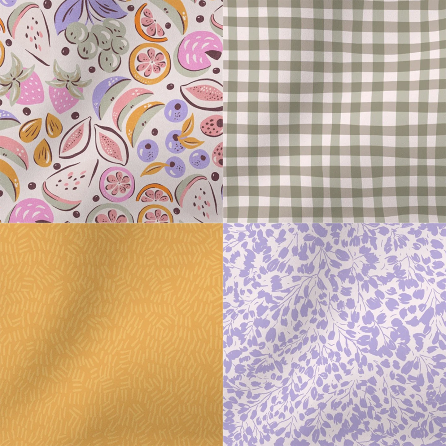 QuiltCon 2025 Little Treats curated quilting fabric collection