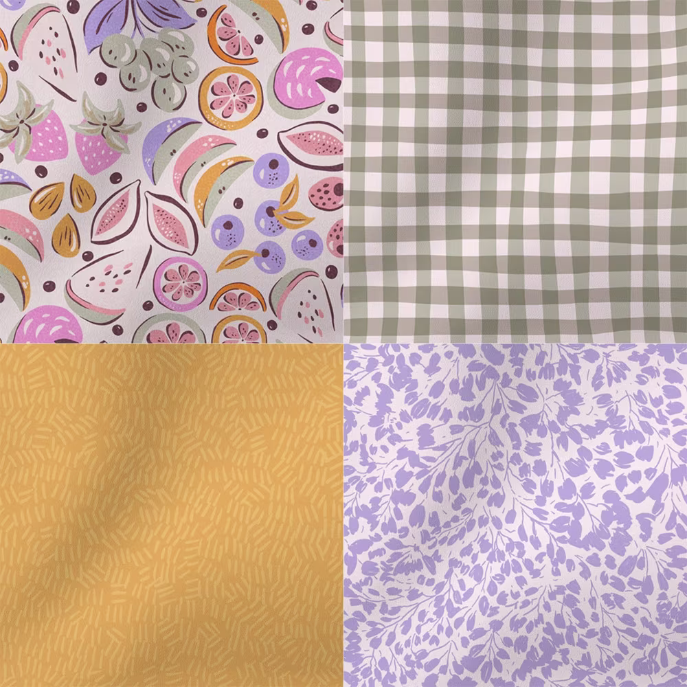 QuiltCon 2025 Little Treats curated quilting fabric collection