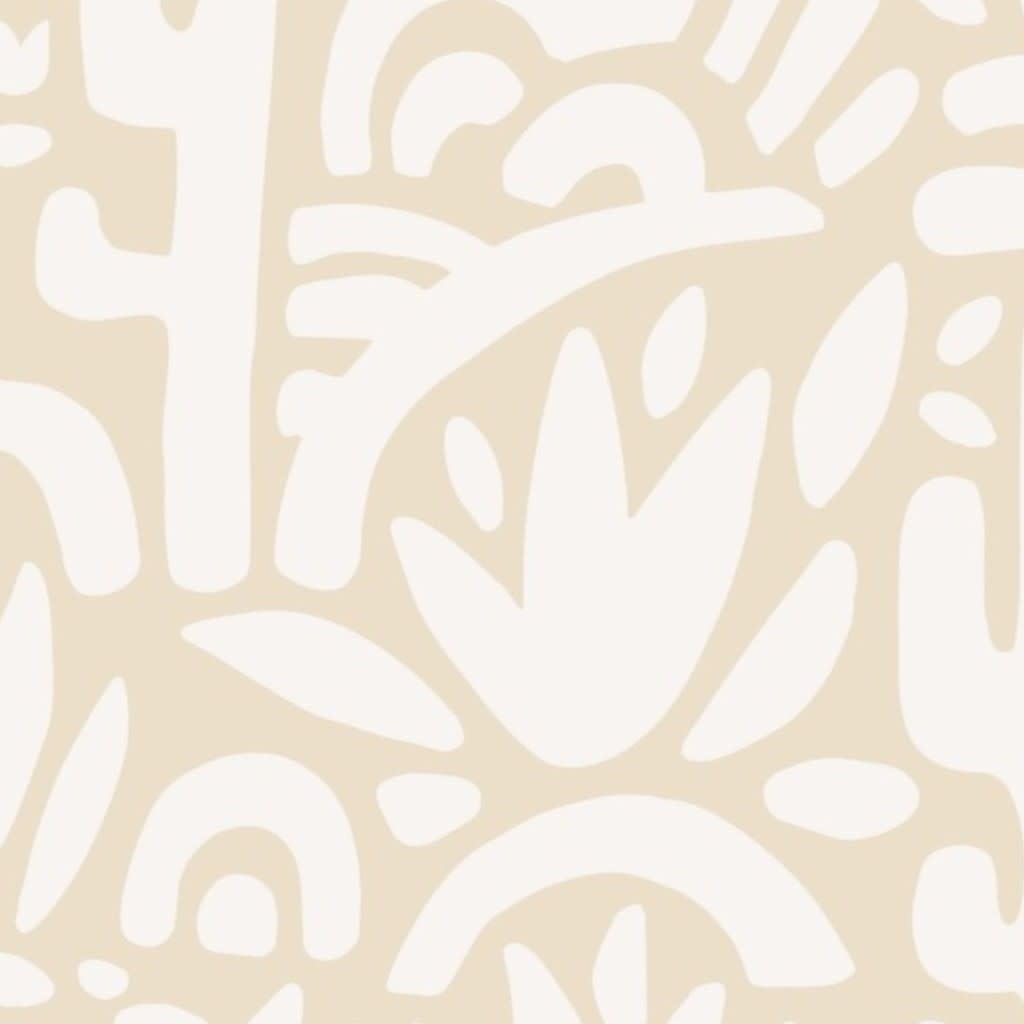 Desert Spirit – Southwest Landscape in Cream Wallpaper by sweet_thyme_studio