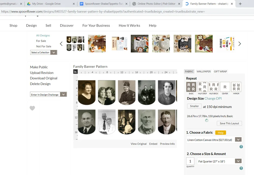 Upload the file to Spoonflower | Spoonflower Blog 
