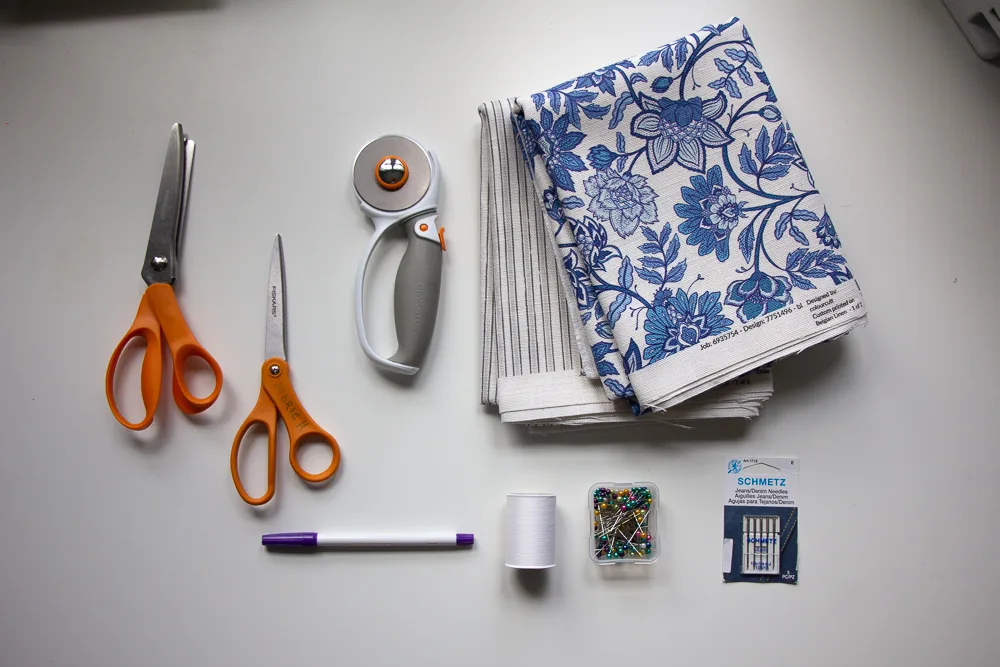 DIY scalloped placemat materials | Spoonflower Blog 
