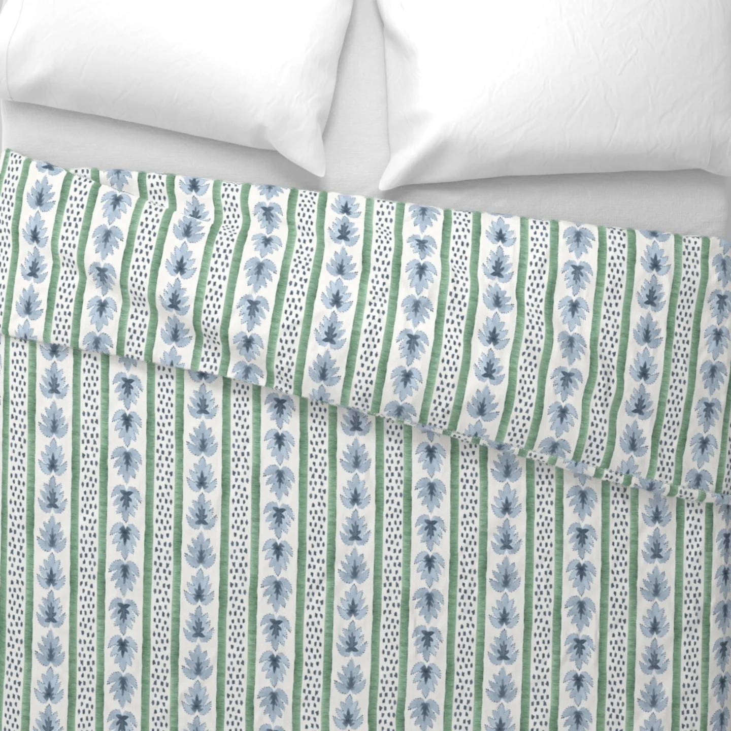 Preppy coastal duvet cover