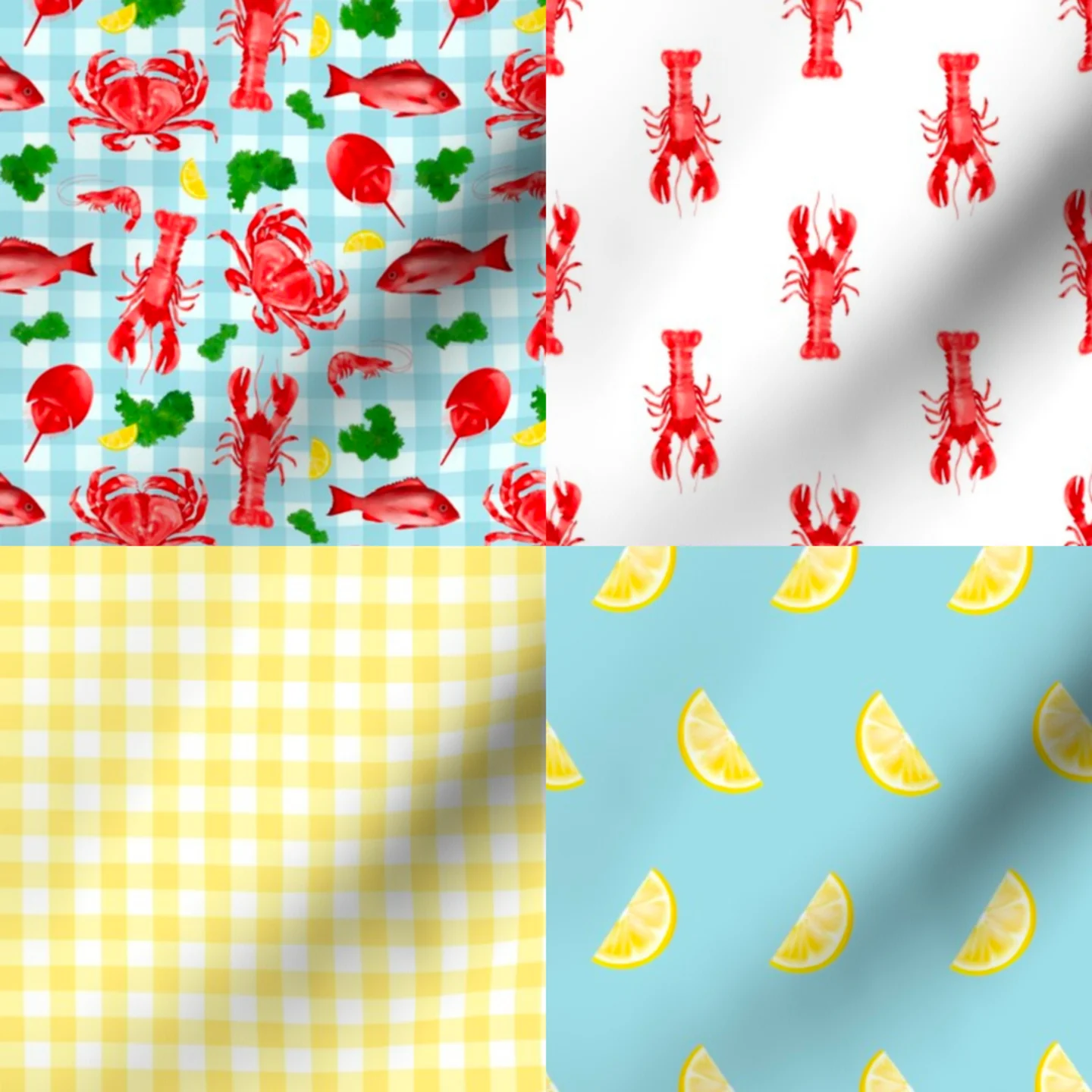 Crustacean quilting collection