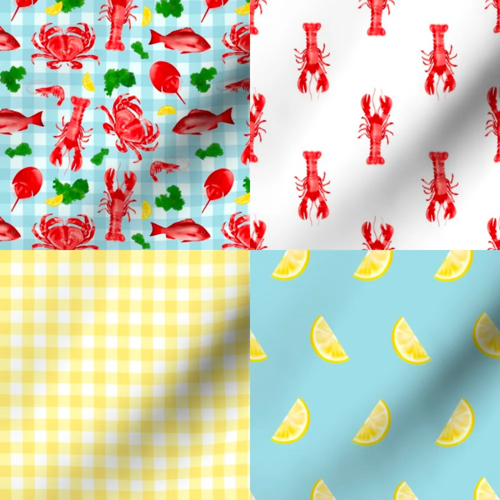 Crustacean quilting collection