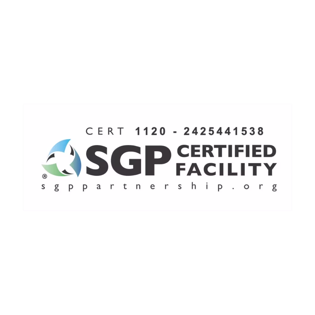 sgp certified facility logo