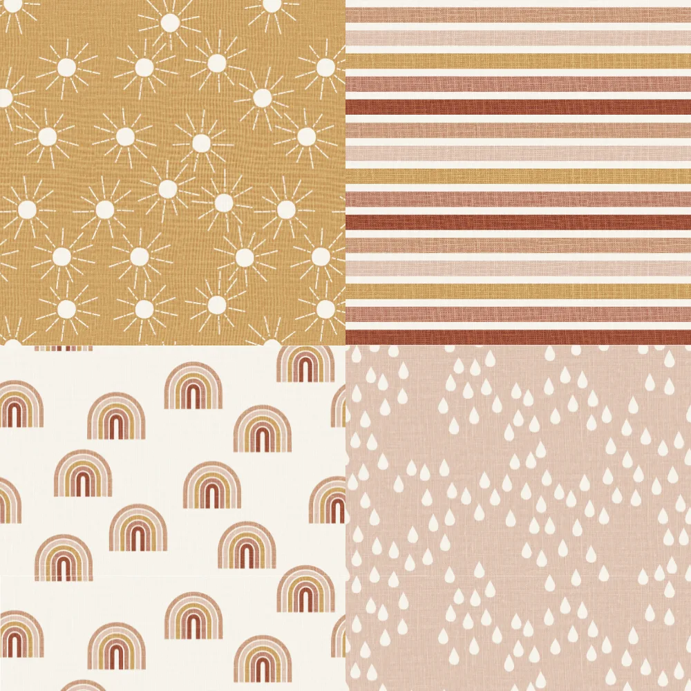 A grid of 4 neutral baby designs from erin__kendal