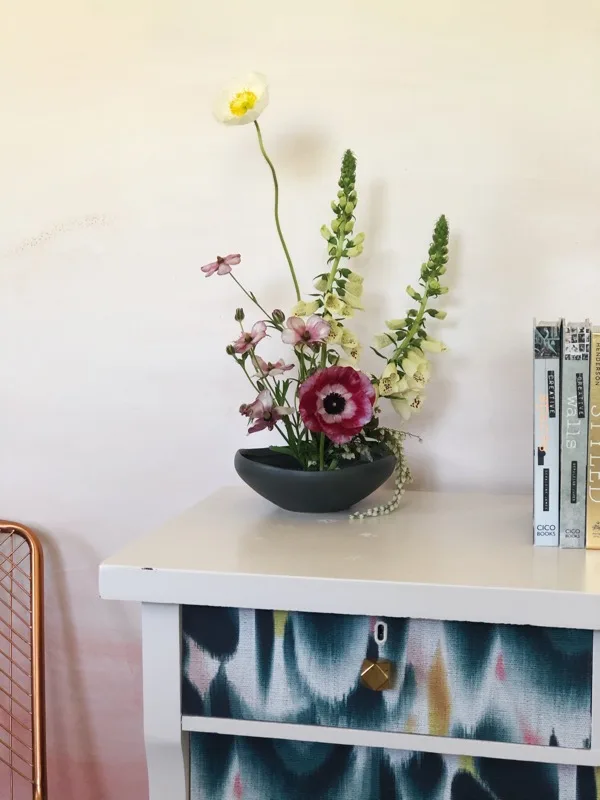 SpoonflowerBarbBlairWallpaperedDresserStyledFlorals