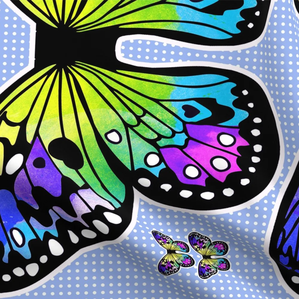 Cut and sew butterfly wing pattern