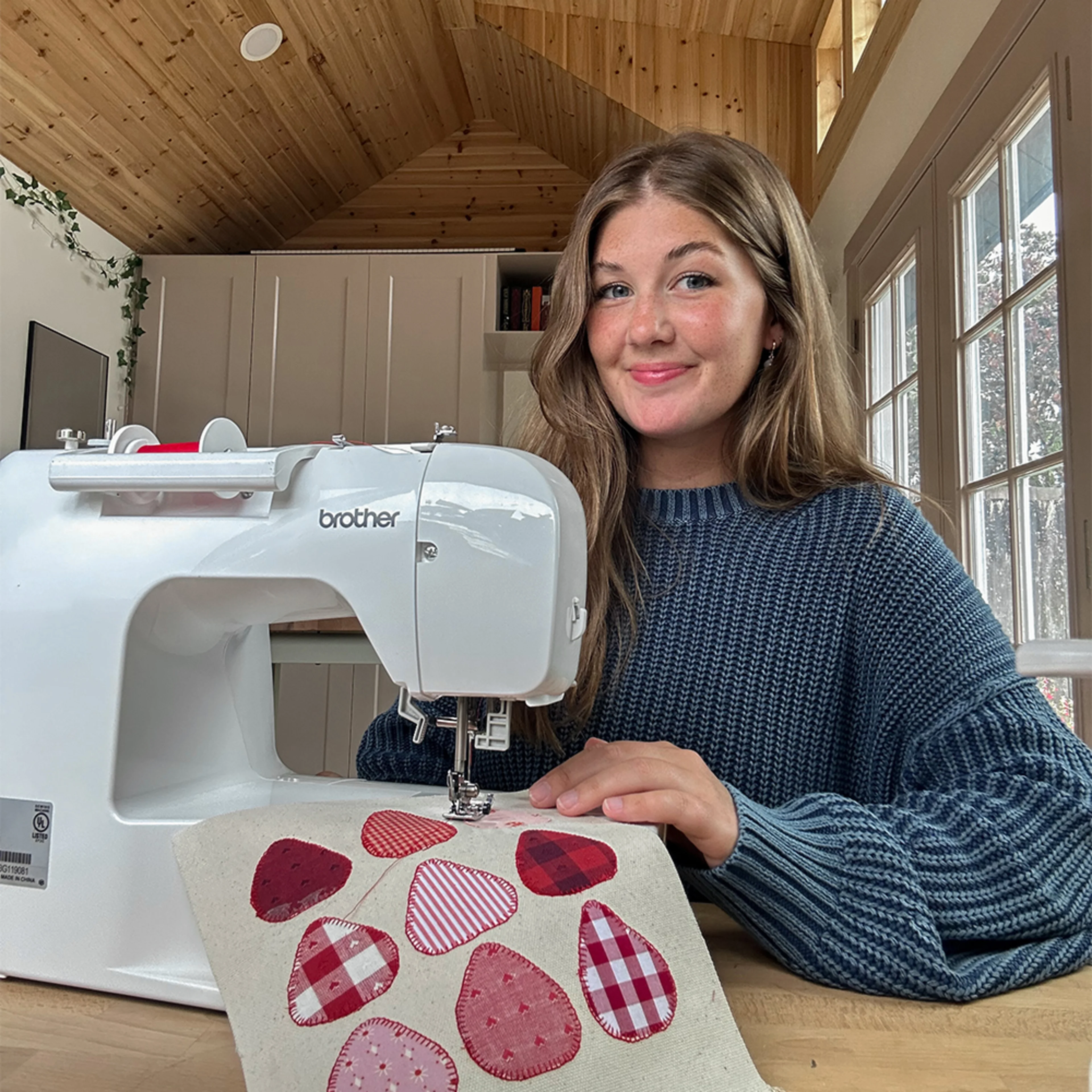 Headshot of sewist Sydney Graham.