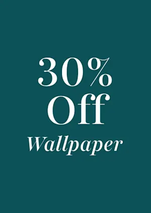 30% off wallpaper