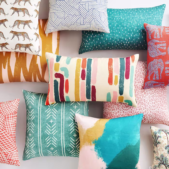 Cypress Cotton Brava fabric styled to highlight its workable, all-purpose appeal