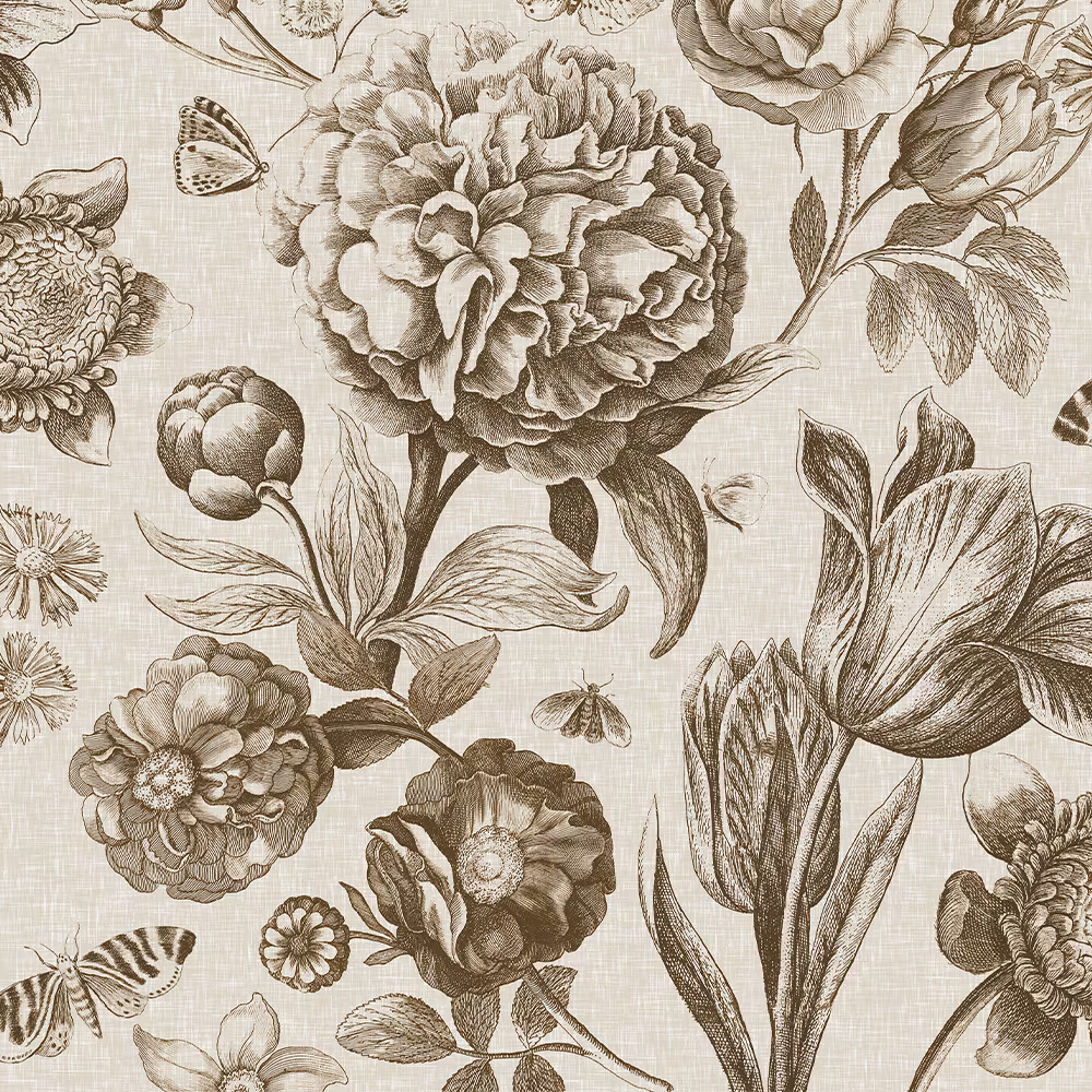 An antique botanical design from willowlanetextiles