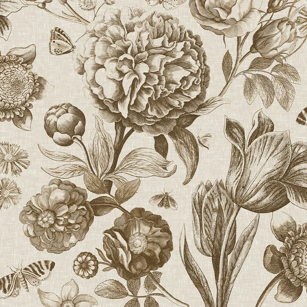 An antique botanical design from willowlanetextiles