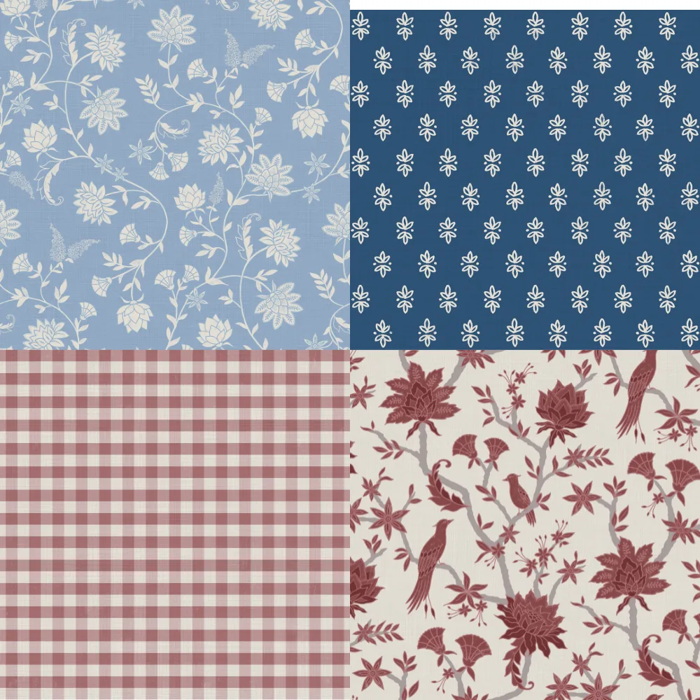 A grid of 4 farmhouse designs from danaduricekova