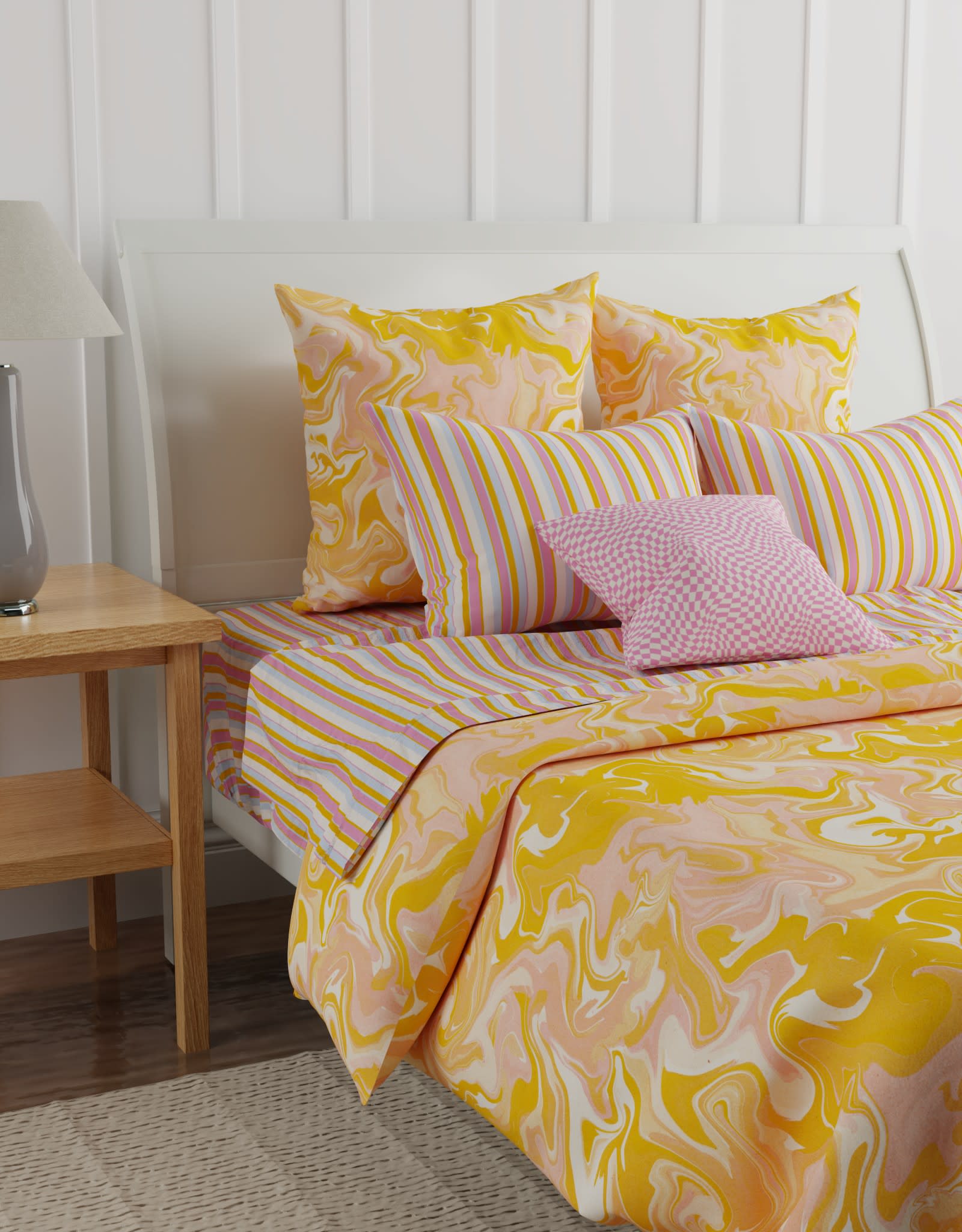 bright tween bedding