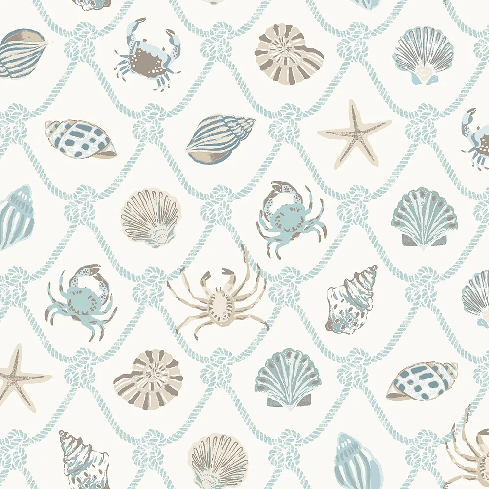 A soft pastel coastal net design from dirisstudio