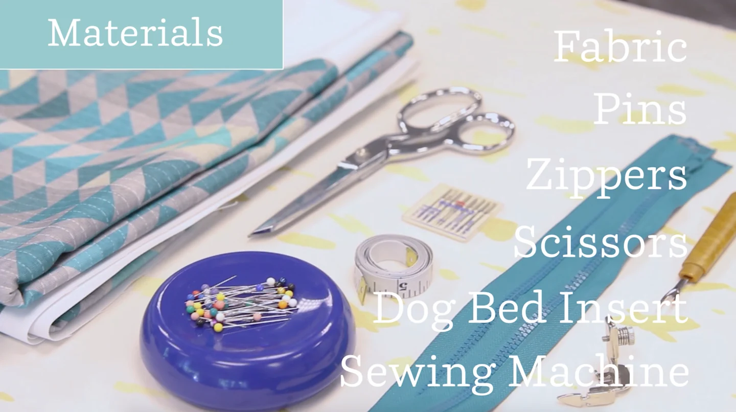 Materials you'll need to construct your dog bed! | Spoonflower Blog