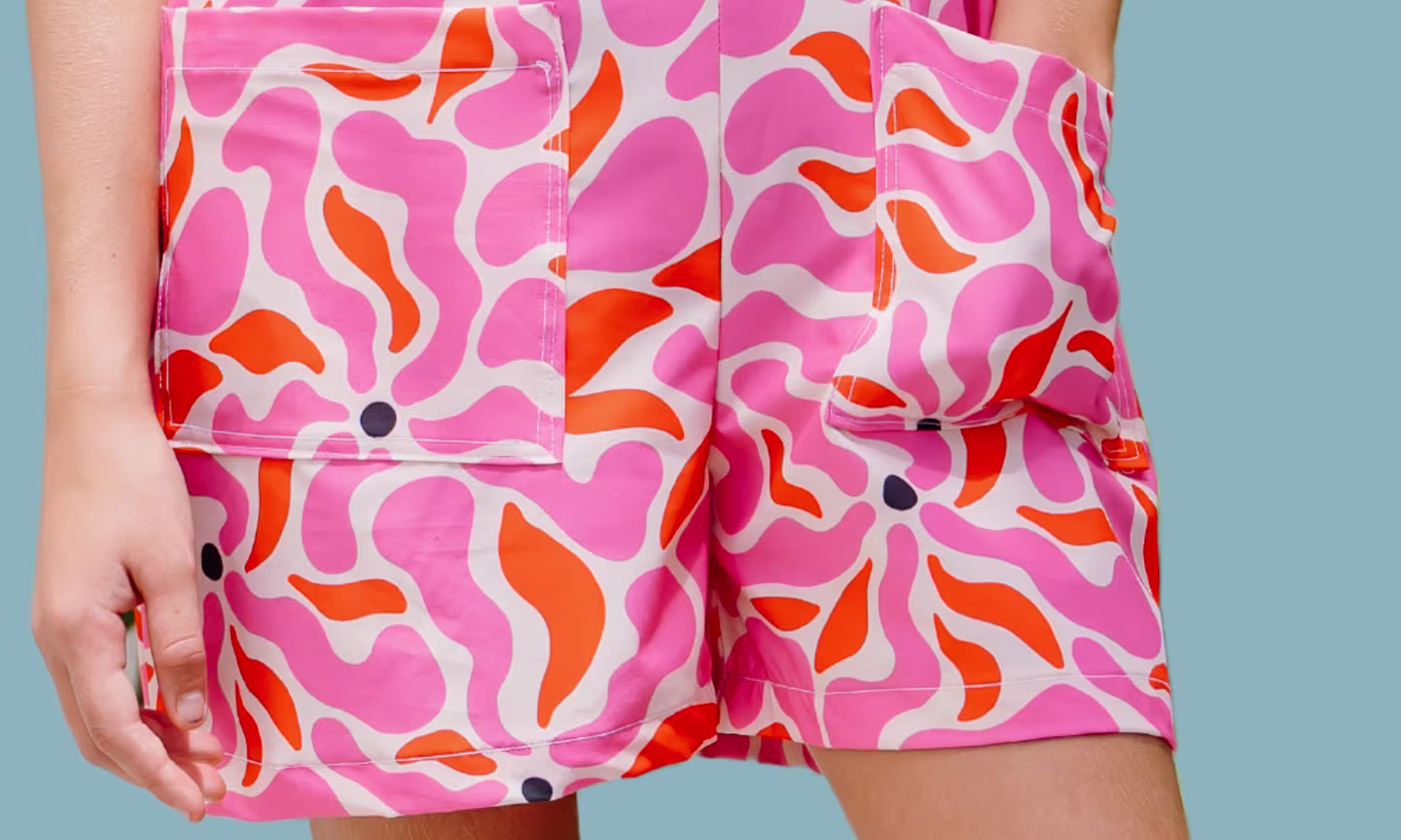 Romper playsuit made from Sport Stretch Woven