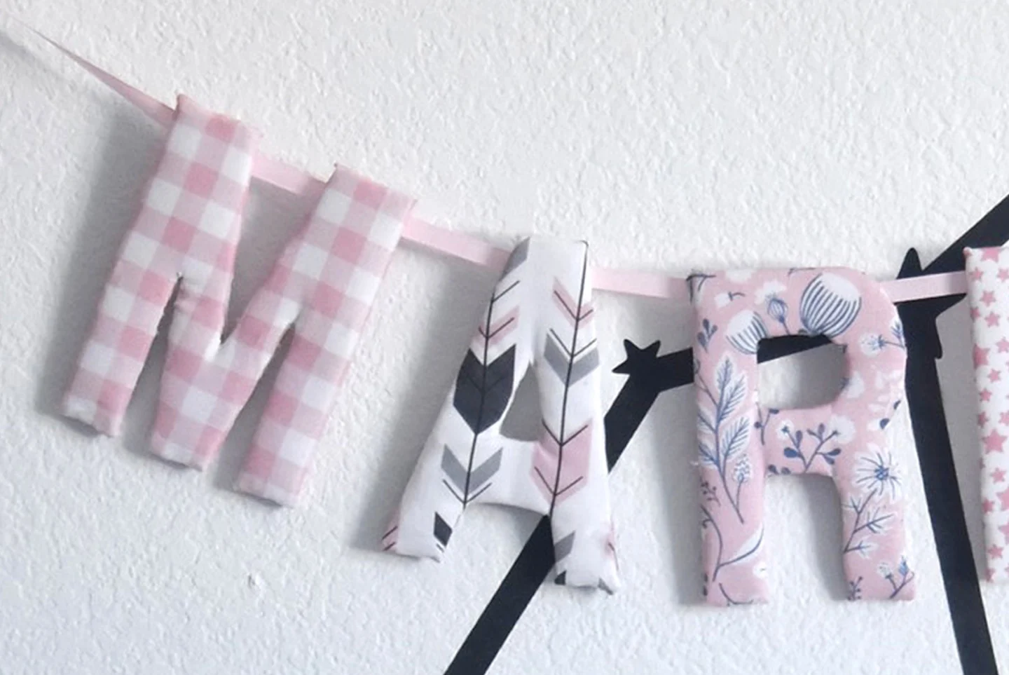 DIY Personalized Name Garland | Spoonflower Blog 