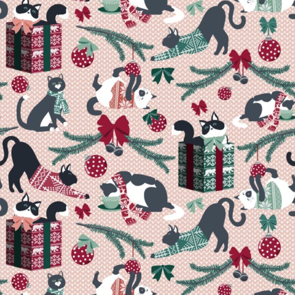 Fair Isle Knittens Fabric by nanshizzle