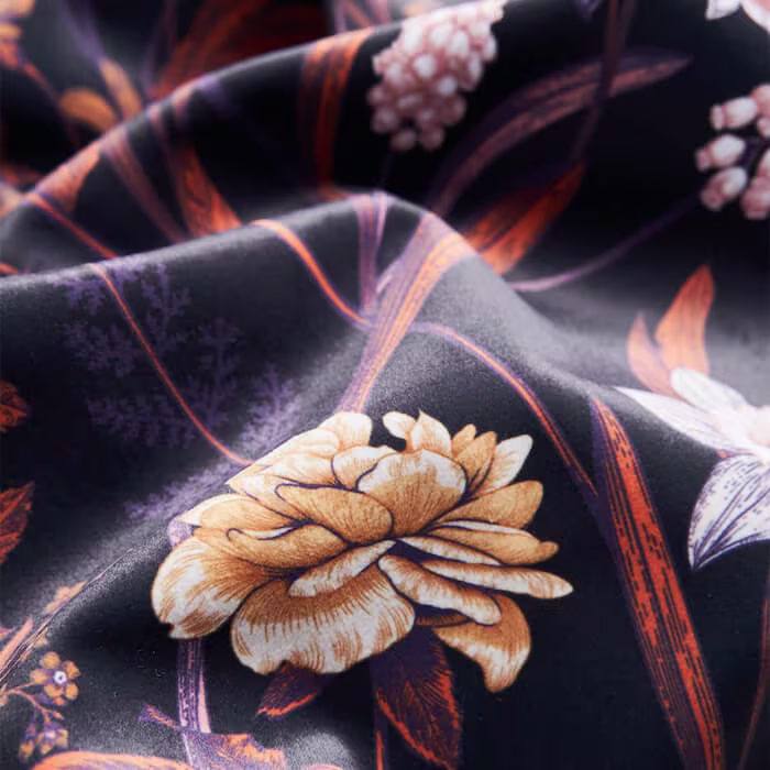 Performance Velvet fabric demonstrating its luxurious drape and durable softness