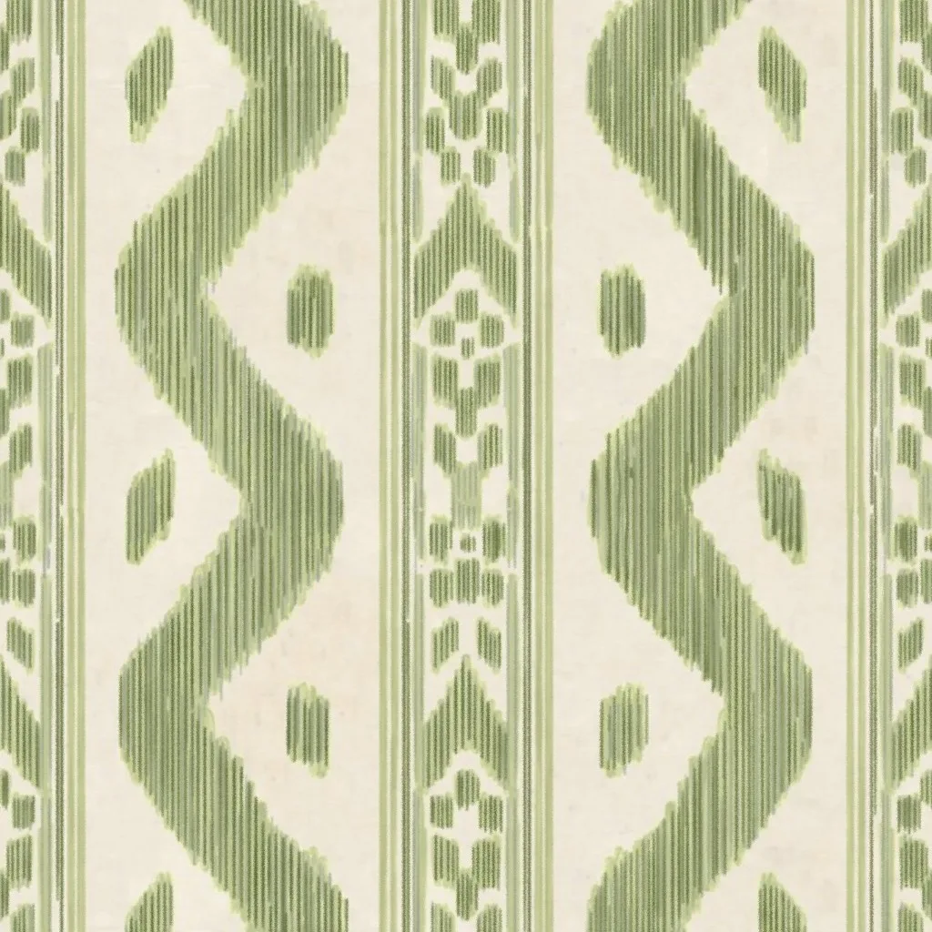 Mariah Ikat Favorite Green Wallpaper by whitneyenglish