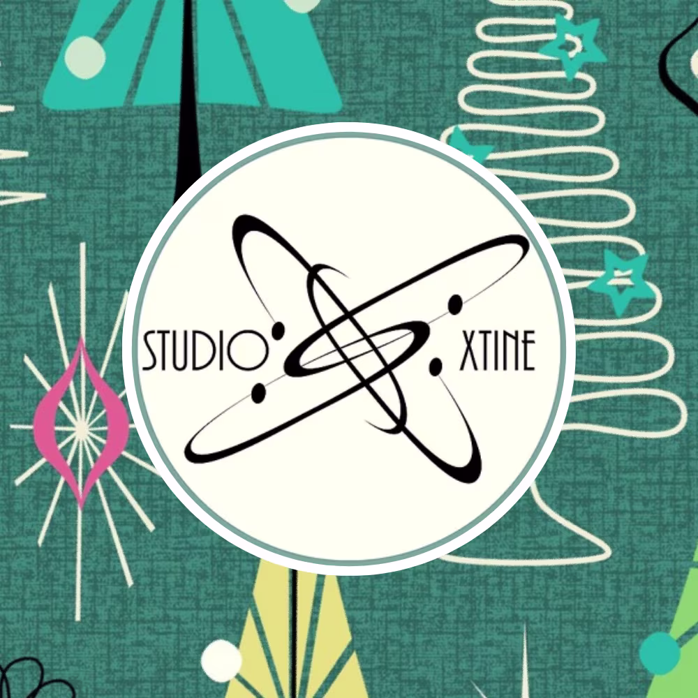 Vintage Christmas design by studioxtine with the designer logo.