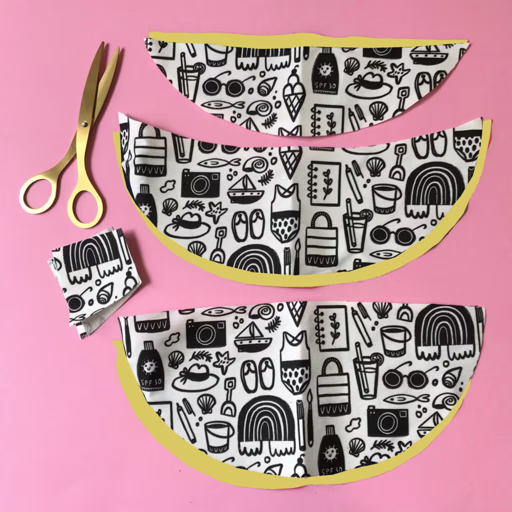Step 1. Cut out your pattern pieces. | Spoonflower Blog