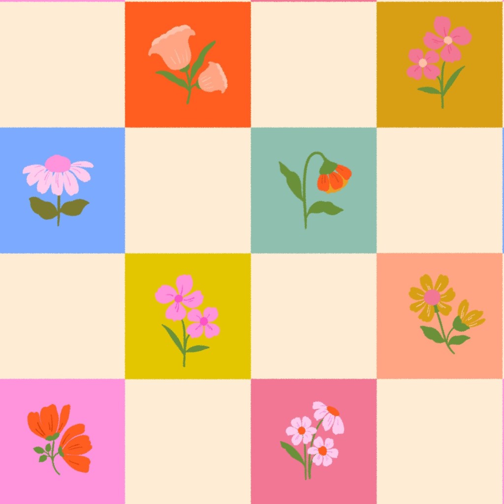 Floral check