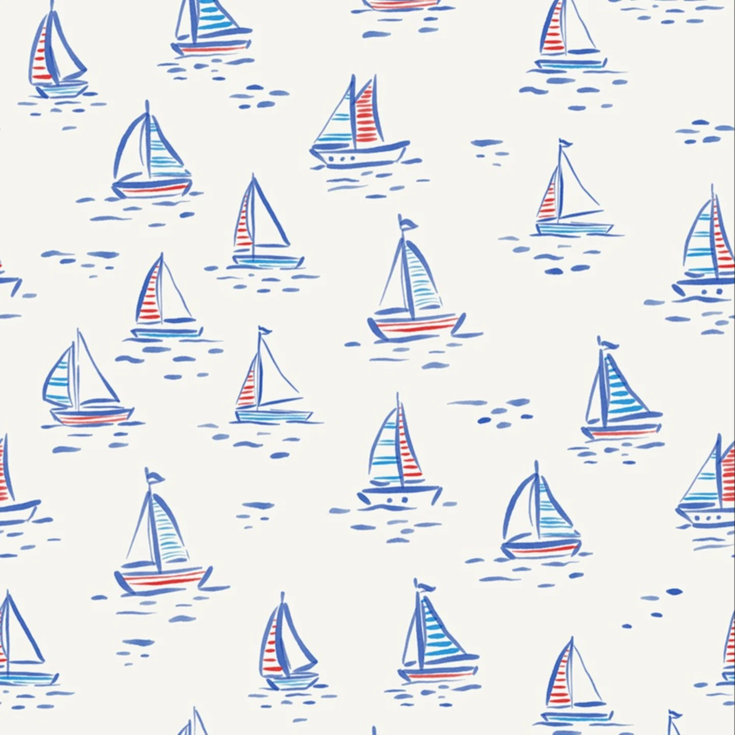 Nautical printed fabric