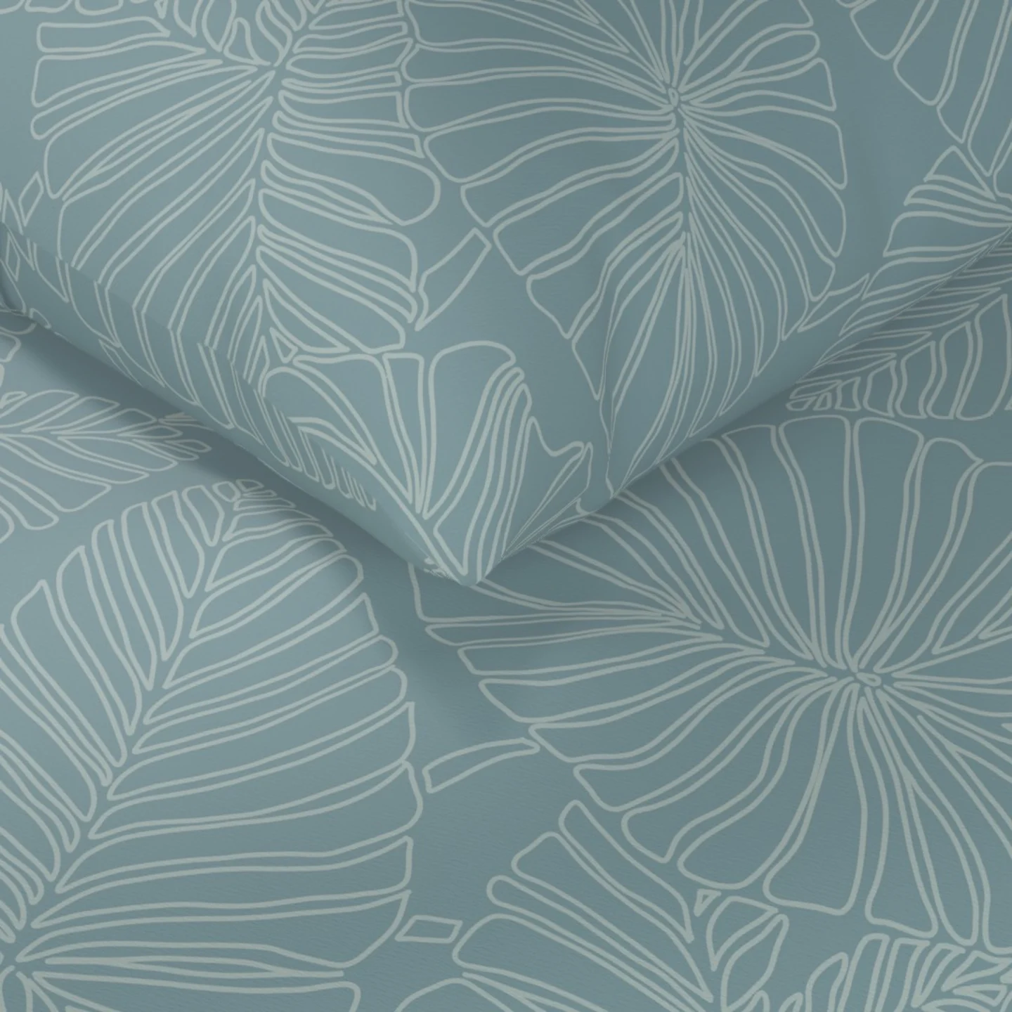 A tropical bedding set
