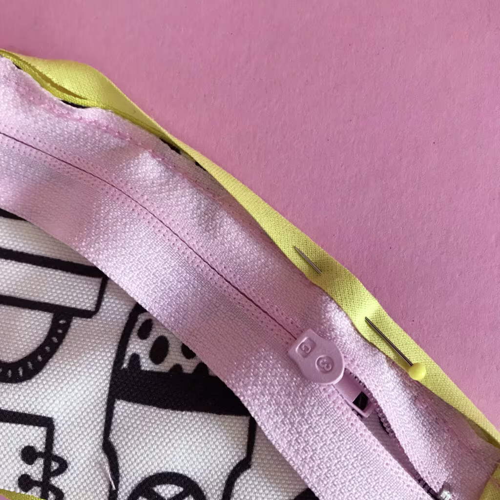 Attach the bias tape | Spoonflower Blog