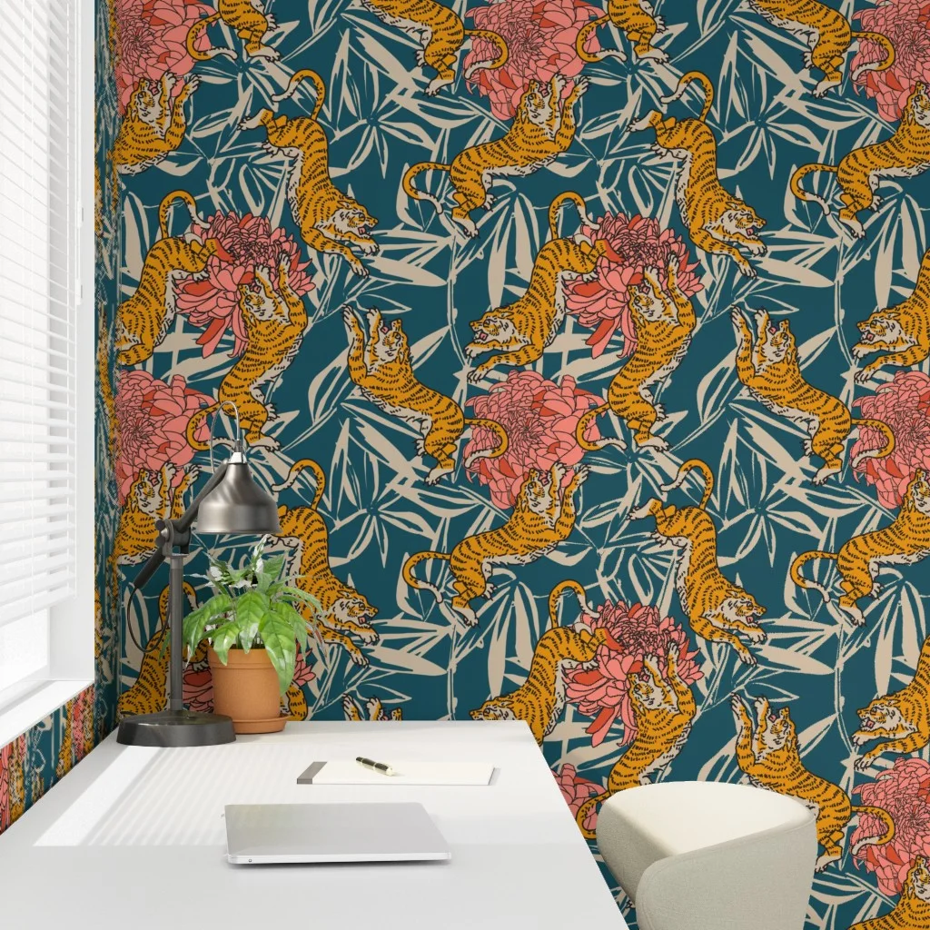 Wallpaper in BENGAL CORA TIGER by holli_zollinger.