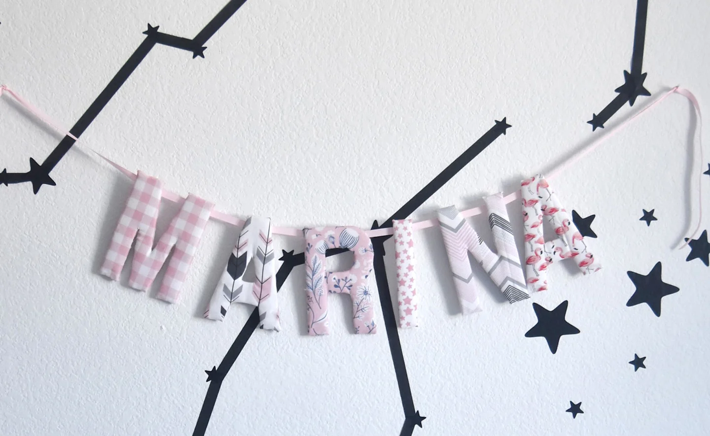 DIY Personalized Name Garland | Spoonflower Blog 